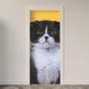144.jpg Adesivo de Porta Gatos