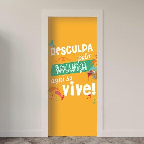 Adesivo de Porta Frases