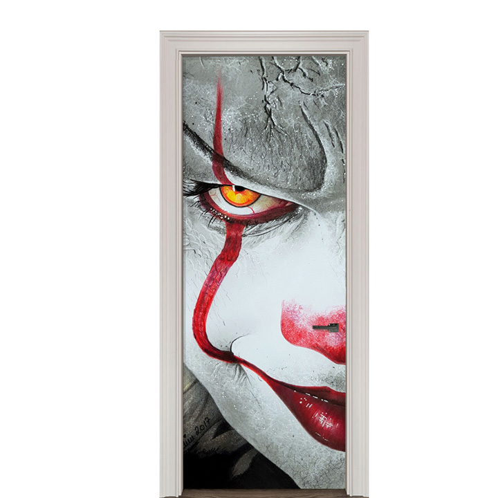 Adesivo de Porta Terror Pennywise
