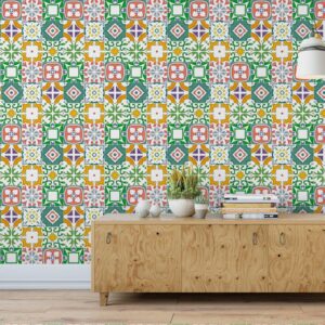 15-16.jpg Papel de Parede Azulejos