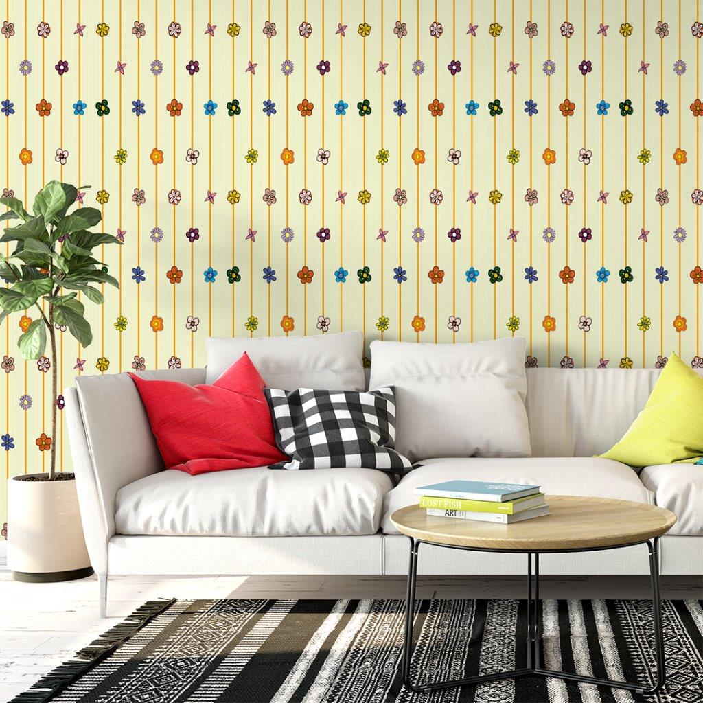 Papel de Parede Floral