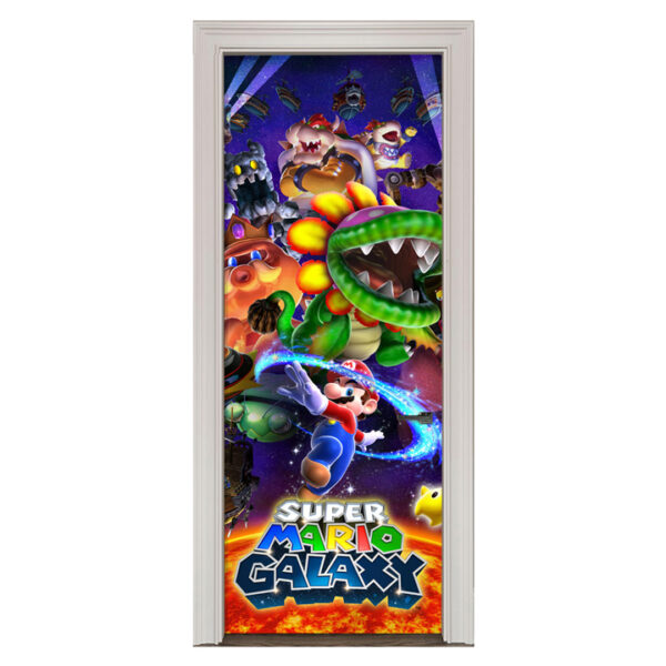 Adesivo de Porta Super Mario Galaxy