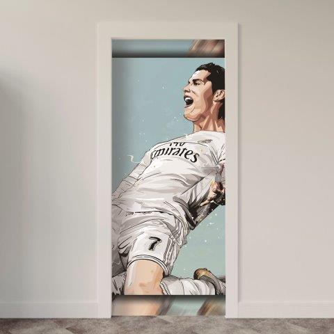 152-2.jpg Adesivo de Porta Cristiano Ronaldo
