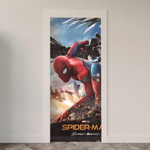 Adesivo de Porta Homem-Aranha