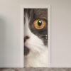 155.jpg Adesivo de Porta Gatos