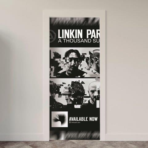 Adesivo de Porta Música Linkn Park