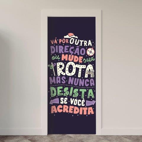 Adesivo de Porta Frases