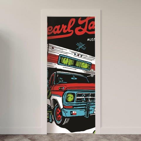 Adesivo de Porta Música Pearl Jam