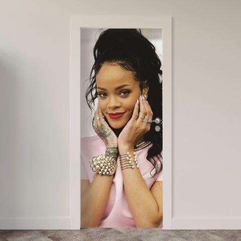 Adesivo de Porta Música Rhianna