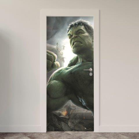 165-1.jpg Adesivo de Porta Comic Hulk