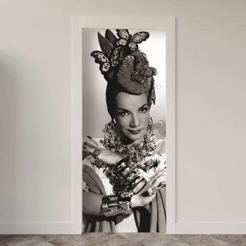 Adesivo de Porta Música Carmen Miranda
