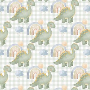 17-39.jpg Papel de Parede Baby Dino & Arco-Íris Pontinhos