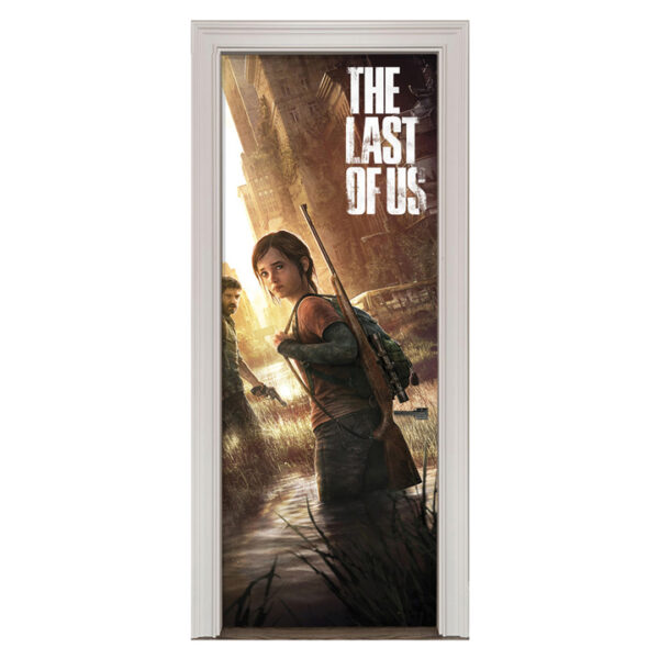 17-8.jpg Adesivo de Porta the Last Of Us