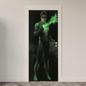 Adesivo de Porta Comic Lanterna Verde