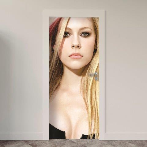 Adesivo de Porta Música Avril Lavigne