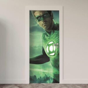 Adesivo de Porta Comic Lanterna Verde
