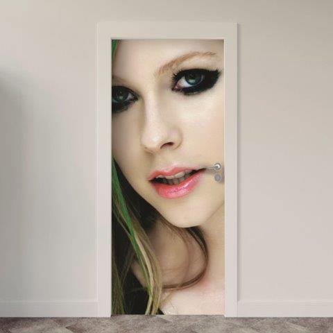 Adesivo de Porta Música Avril Lavigne