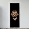 175.jpg Adesivo de Porta Leão