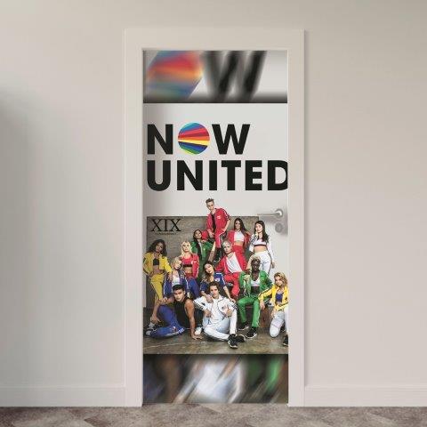 Adesivo de Porta Música Now United