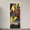 187.jpg Adesivo de Porta Comic Capitão Marvel