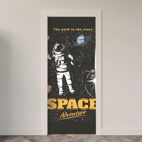 Adesivo de Porta Espacial