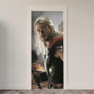 Adesivo de Porta Comic Thor