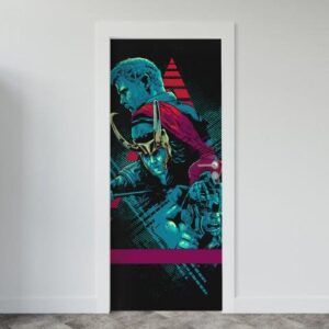 192.jpg Adesivo de Porta Comic Thor