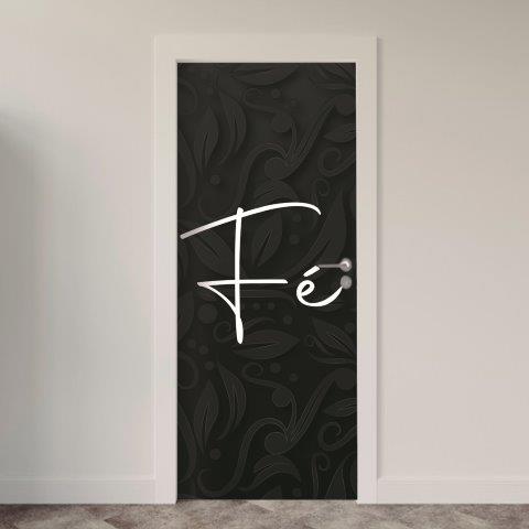 Adesivo de Porta Fé