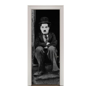 2-14.jpg Adesivo de Porta Charlie Chaplin Carlitos
