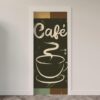 Adesivo de Porta Café