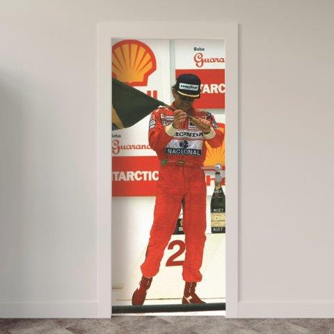Adesivo de Porta Ayrton Senna