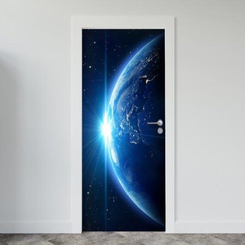Adesivo de Porta Espacial