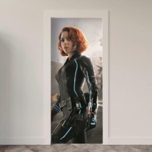 207.jpg Adesivo de Porta Comic Heróis Marvel DC
