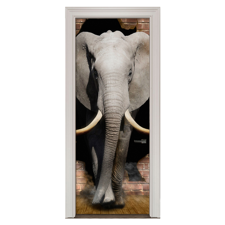 Adesivo de Porta Elefante Cod.21