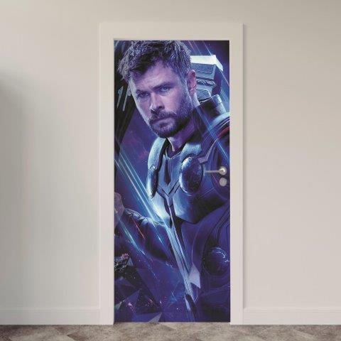 213.jpg Adesivo de Porta Comic Heróis Marvel DC