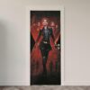 216.jpg Adesivo de Porta Comic Heróis Marvel DC