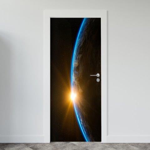 Adesivo de Porta Espacial