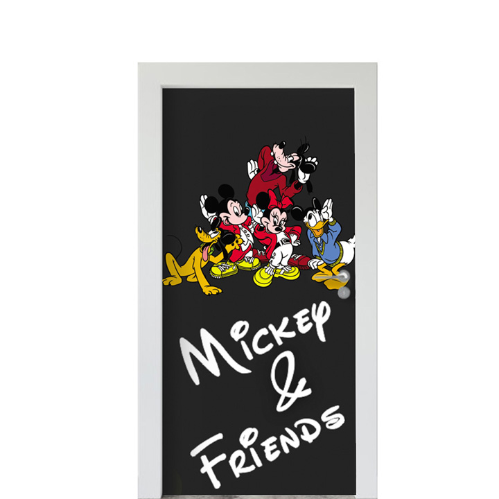 Adesivo de Porta Mickey E Minnie