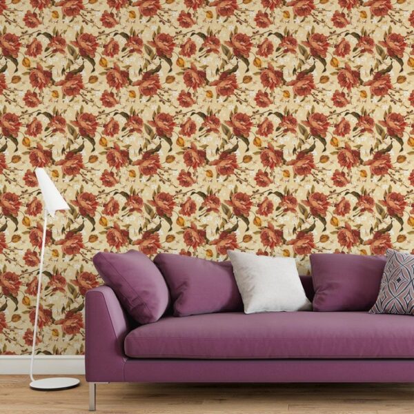 220.jpg Papel de Parede Floral