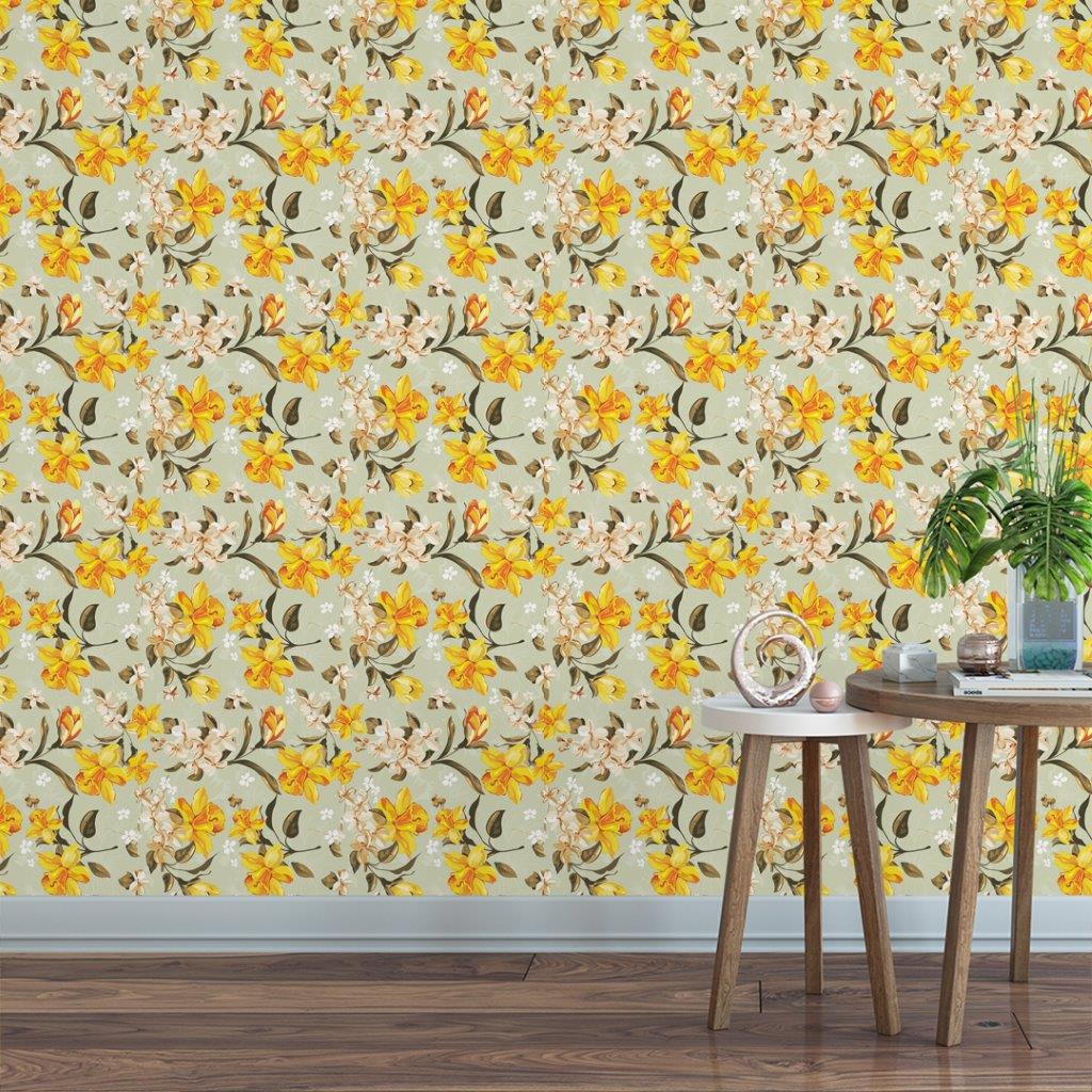 Papel de Parede Floral