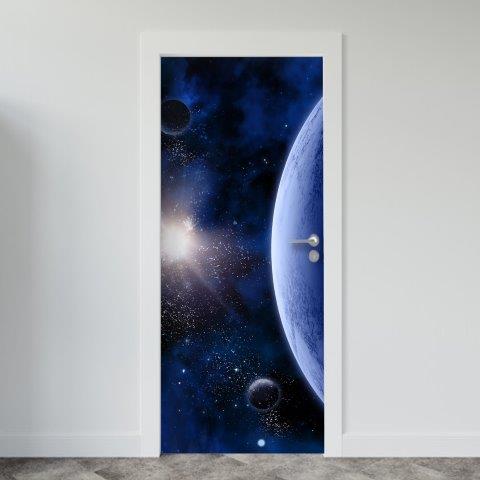 Adesivo de Porta Espacial