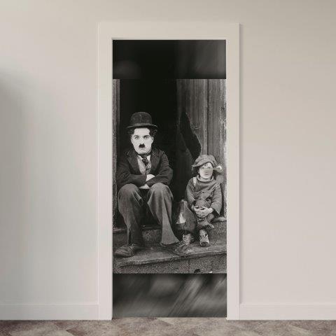 Adesivo de Porta Chaplin