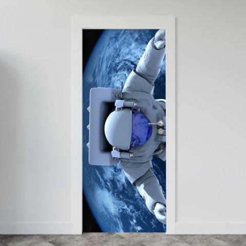 Adesivo de Porta Espacial
