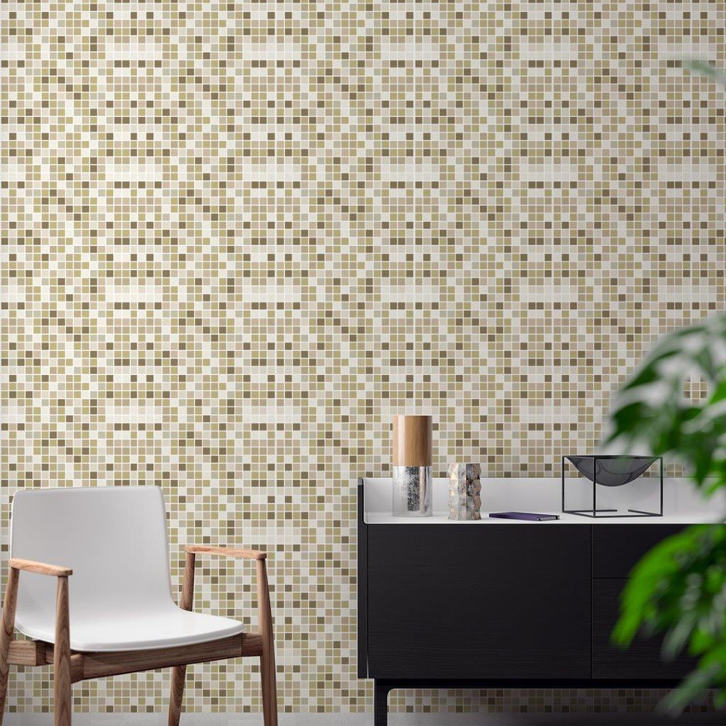 Papel de Parede Pastilhas