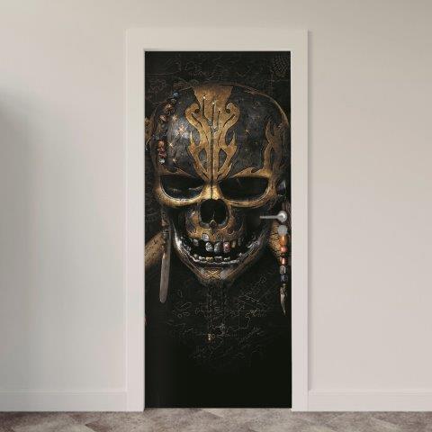 Adesivo de Porta Cinema Piratas do Caribe
