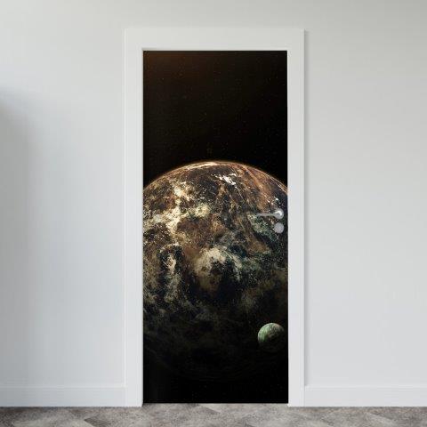 Adesivo de Porta Espacial