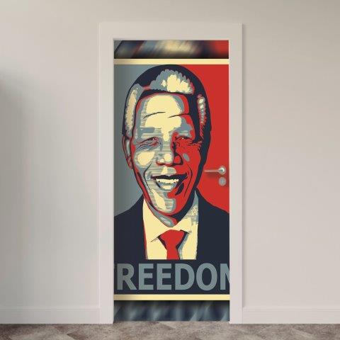 Adesivo de Porta Mandela