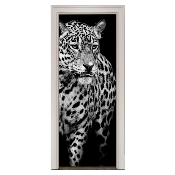 25.jpg Adesivo de Porta Onça Pintada Cod.25