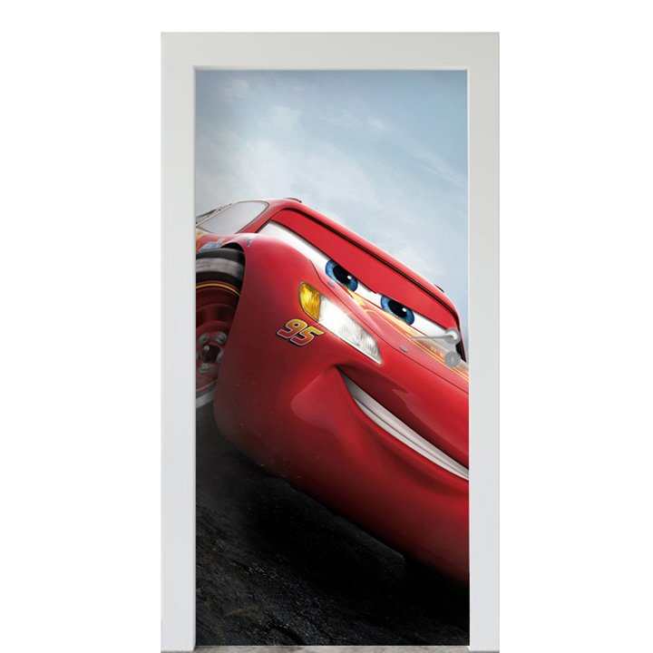 Adesivo de Porta Desenho Carros