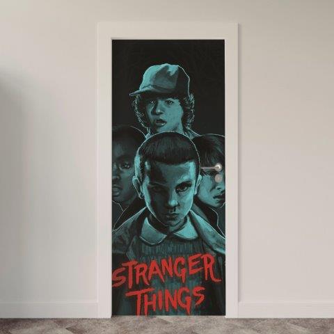 Adesivo de Porta Stranger Things